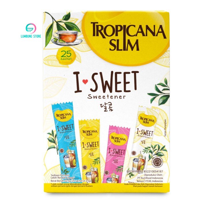 

Tropicana Slim Sweetener ISweet Pengganti Gula