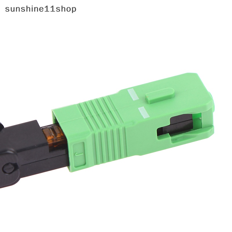 Sho 5Pcs FTTH SC APC Single Mode SC UPC Fiber Optic Quick Connector Alat Perakitan N