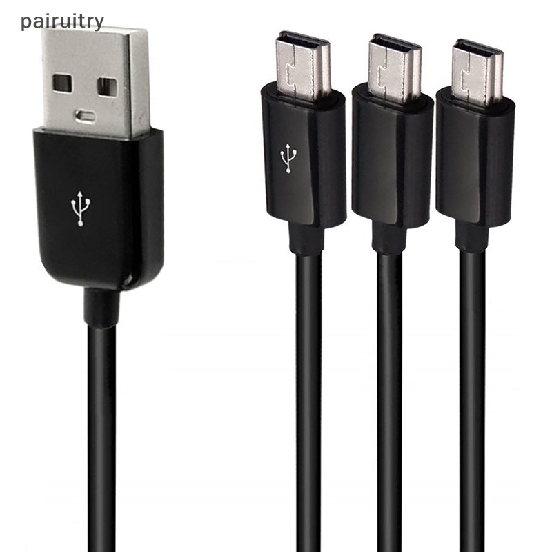 Prt 1M 3in1 Usb A Male 1sampai3 Usb 5Pin Kabel Data Charger Usb Mini Y Splitter PRT