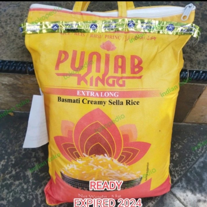 

Bisa COD PUNJAB KING RICE BASMATI PACKING ORI 5 KG