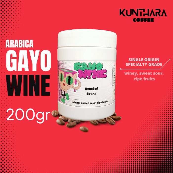 

Promo Terlaris kopi arabica wine gayo - 200gr - giling kasar