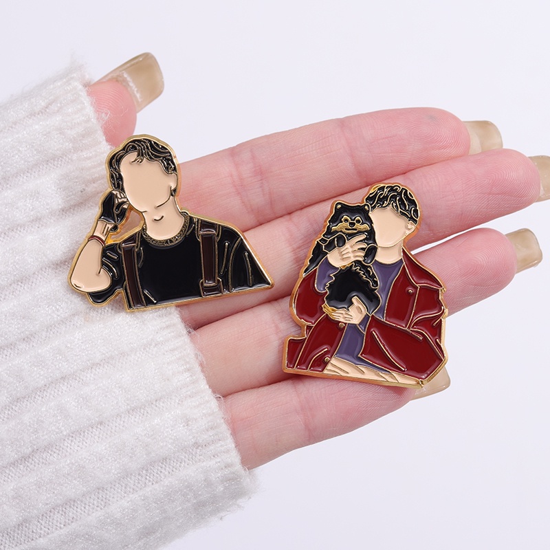 Kpop Band Cowok Enamel Pin Bintang Souvenir Fans Mendukung Koleksi Bros Kerah Lencana Keren Perhiasan Hadiah Untuk Teman