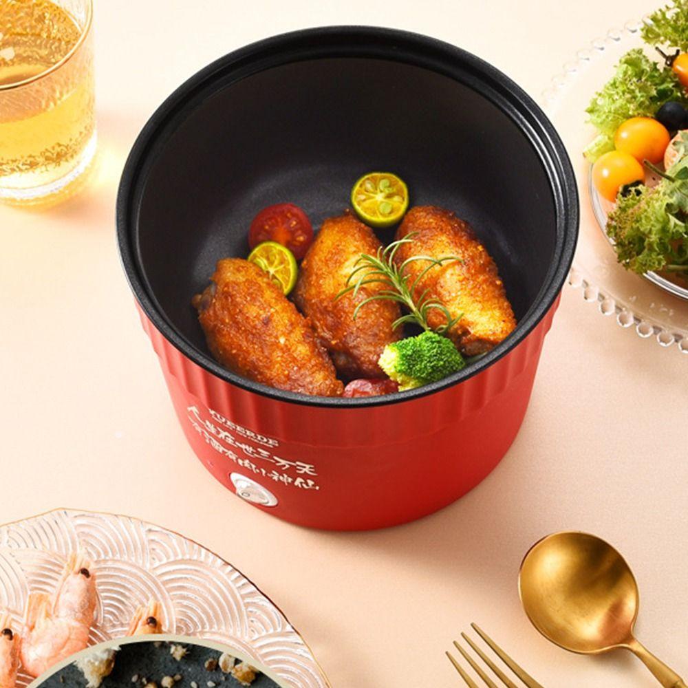 Quinton Electric Cooker Mini Asrama Multifungsi Cepat Makanan Non-stick Pan Panci Masak Rumah Tangga