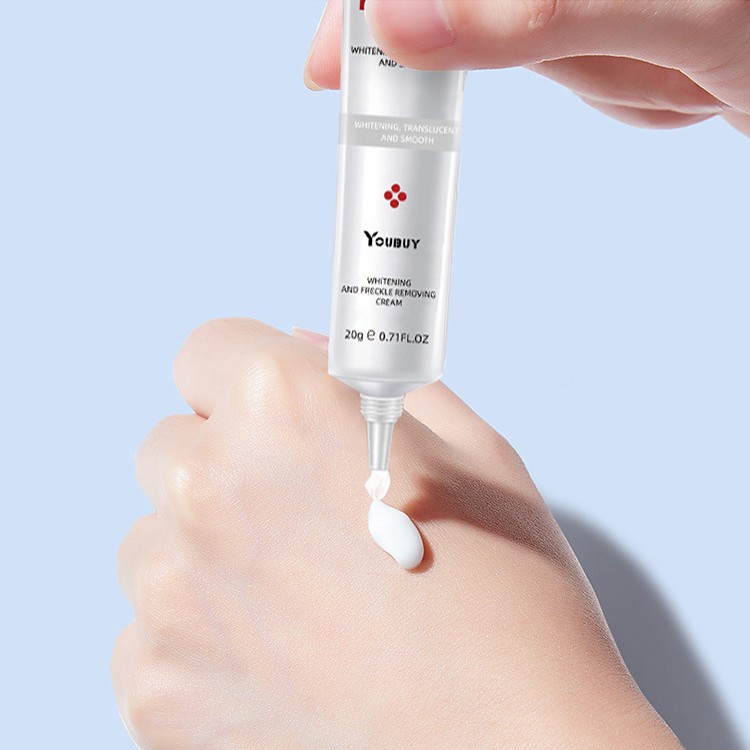 Youbuy Whitening Freckle Cream Remove Dark Spots Anti Freckle Cream Niacinamide Melasma Brighten Cream Pemutih Kulit Mencerahkan Brightening Flek Hitam-20Gr