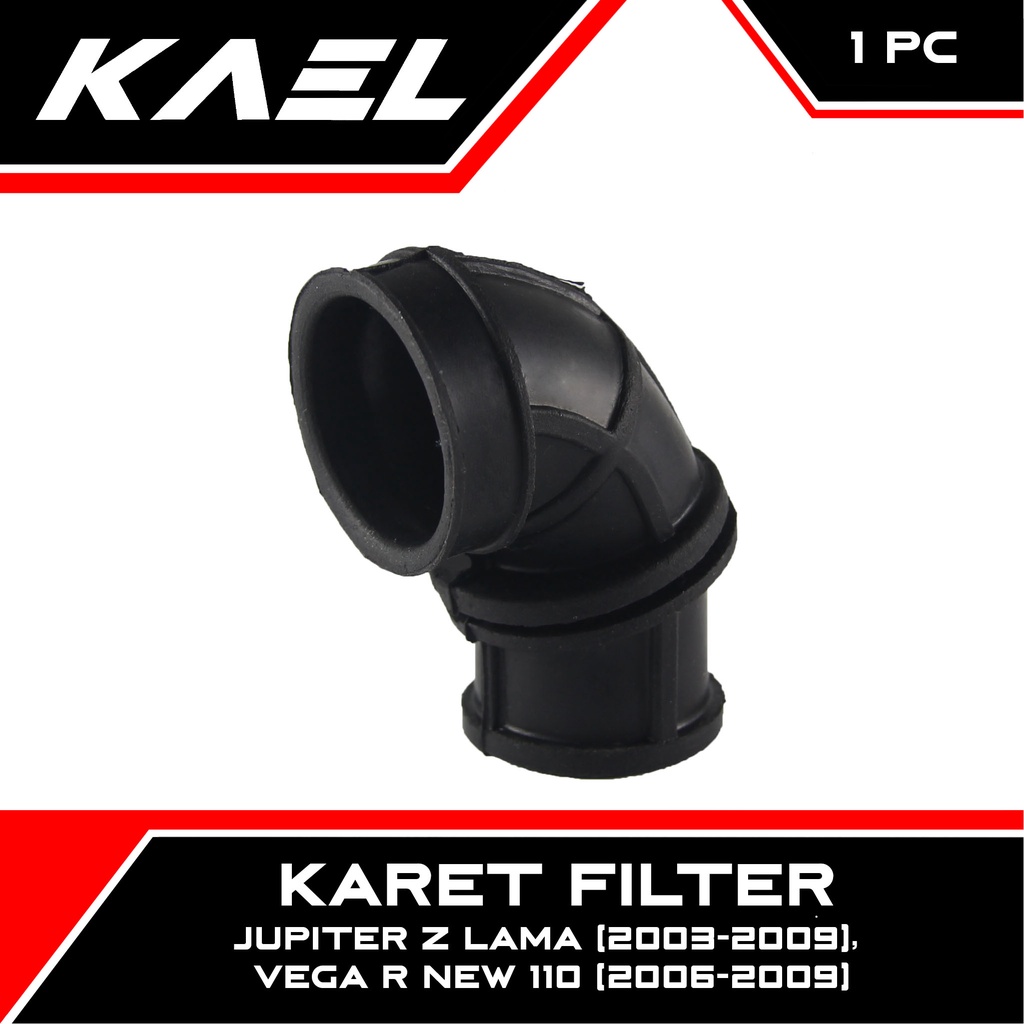 Karet Filter Vega R New 110 cc 2006-2009 &amp; Jupiter Z Lama 110 cc 2003-2009 Saringan Udara Hawa Join Joint Karbu Karburator Carbu