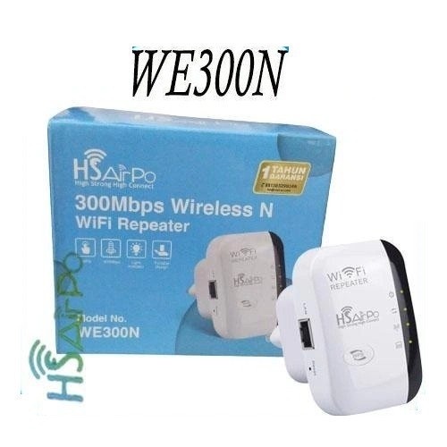 HSAirPo WE300N Extender Repeater Seperti TL-WA854RE , TL-WR850RE , TL-WA855RE , TL-WA860RE , A9 , EX200 , MW300RE , DAP-1325 N