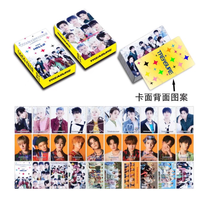 30pcs TREASURE HELLO Album Lomo Card Kpop Photocards Postcards Series In Stock New Arrival LY