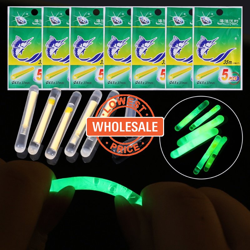 [Grosir] Lampu Neon Pancing Universal/Alat Penanda Pancing Multifungsi/Aksesoris Pancing Portable/Pelampung Pancing Malam Outdoor Glow Stick/