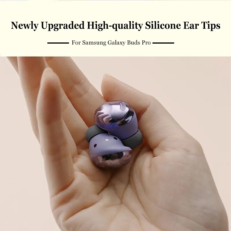 1pasang Earbud Silikon Elastisitas Tinggi Untuk Samsung Galaxy Buds Pro/ Headphone Peredam Suara Penyumbat Telinga Pengganti/ Pad Headset Nyaman Anti-slip