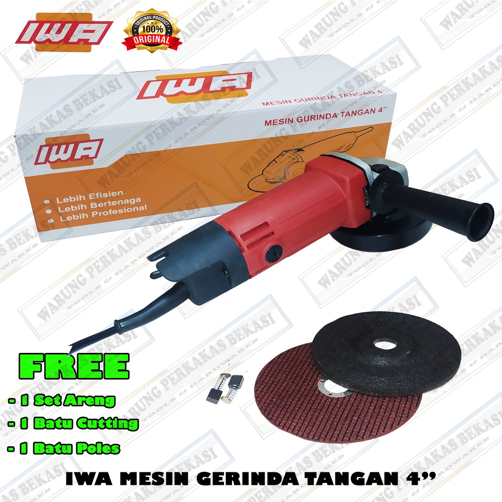 Makita M0900B 4&quot; Mesin Gurinda Listrik Grinder Tangan Gerinda 4 Inchi 100mm