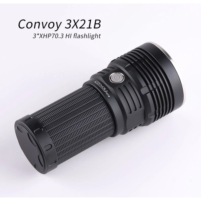 Senter Convoy 3X21B CREE XHP70.3 HI 12000 lumens 21700 flashlight