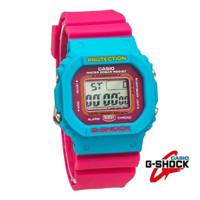JAM TANGAN ANAK LAKI / COWOK / WANITA / GSHOCK CASIO TALI WARNA