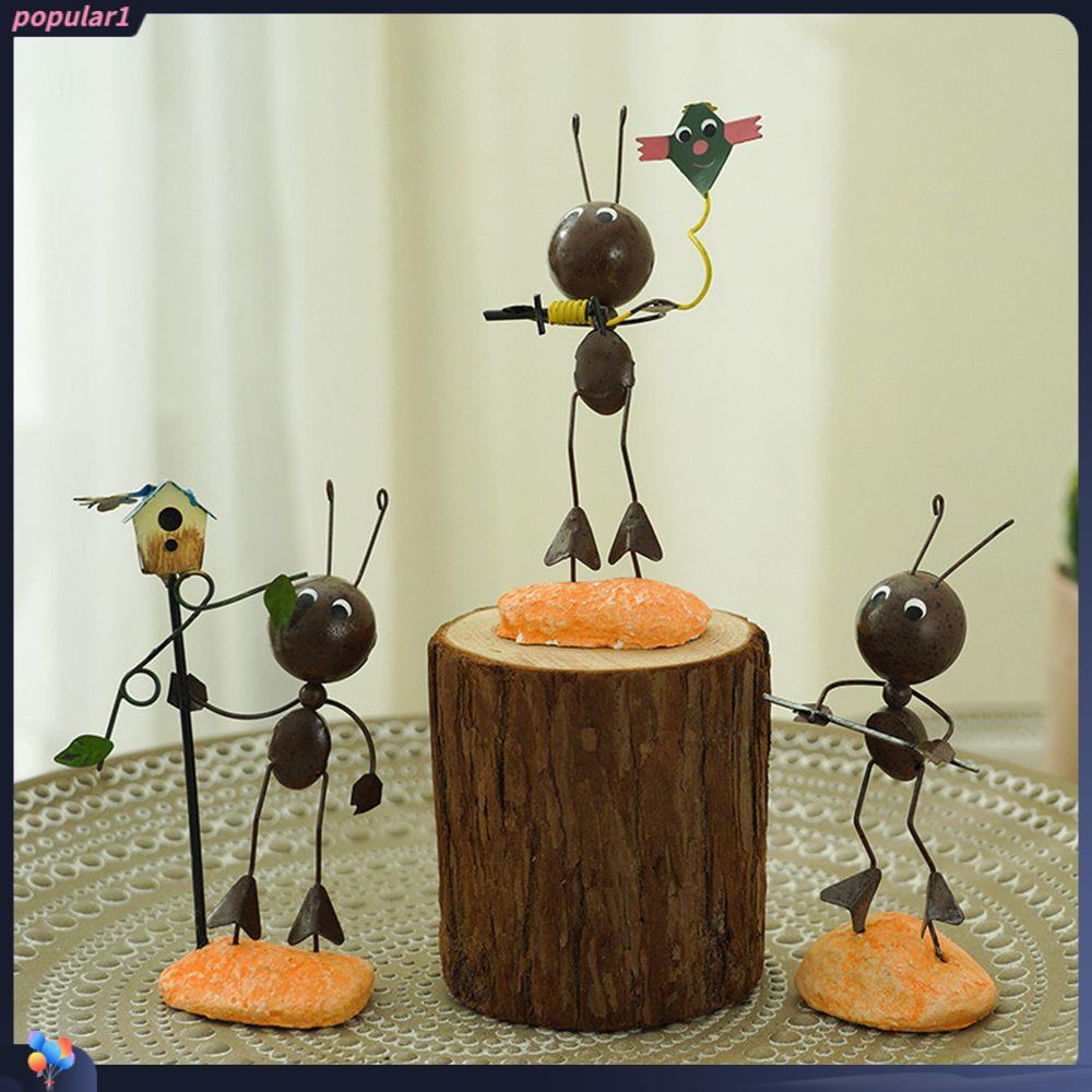 Populer Patung Semut Patung Dekorasi Desktop Art Decor Home Patung Handmade Modern