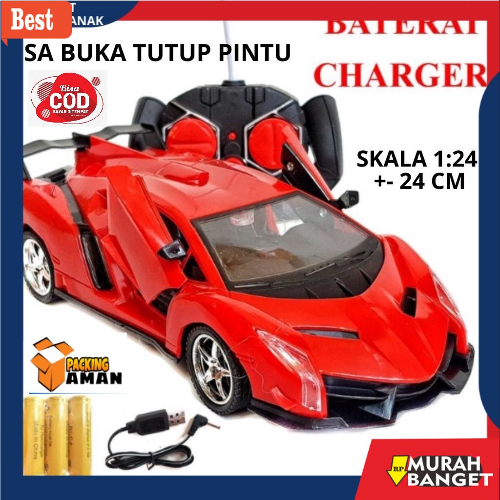 Mainan RC terbaru- Mainan Rc Mobil Lambor Buka Pintu / Rc mobil Jakarta Drift fast n Mainan Mobil RC Drift Sedan
