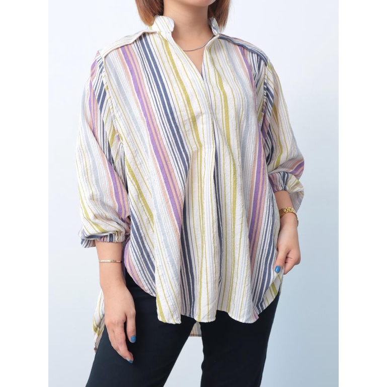 Blouse Candy Stripe Oversize - 2301.01.028