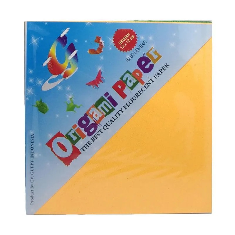 

Guppy Kertas Origami 12 x 12 (Pak Isi 50 Lembar)