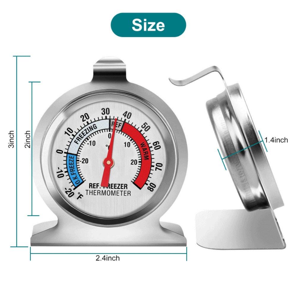 Lanfy Termometer Kulkas Mini Akurasi Tinggi Alat Dapur Detector Monitor Kulkas Sensor Suhu