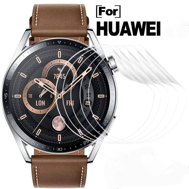 Untuk Huawei Watch 4pro 46mm 48mm HD Soft Hydrogel Film Transparan Anti blue light Pelindung Layar Untuk Huawei Watch4 Watch4 Pro Bukan Kaca