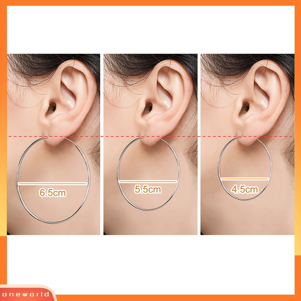 [WOD] 1pasang Anting Hoop Berlebihan Tekstur Belah Ketupat Lingkaran Besar Geometris Kilau Terang Wanita Gadis Anting Bulat Pesona Perhiasan Dekorasi Hadiah Untuk Perjamuan