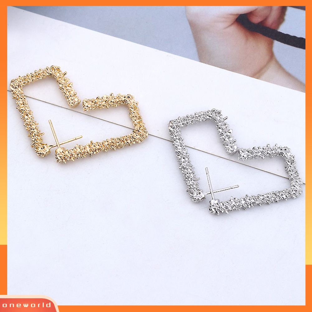 [WOD] Fashion Wanita Sederhana U-Shape Geometris Ear Stud Earrings Statement Jewelry Decor