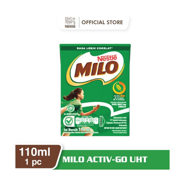 MILO ACTIV GO UHT 110ML / MINUMAN SUSU DAN COKLAT