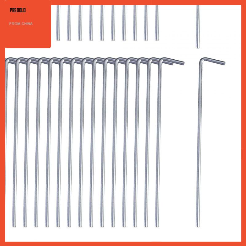 [Predolo] 50pcs Pasak Tenda 20cm Garden Stakes Nails Aluminium Untuk Camping Outdoor Kokoh