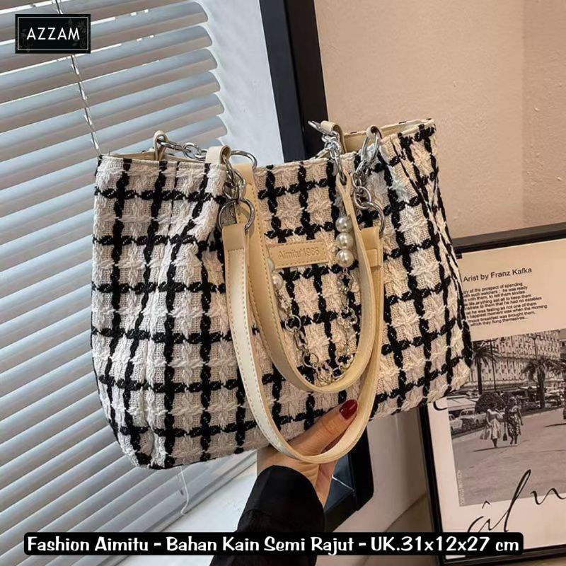 TOTE BAG WANITA AIMITU IMPORT BY ORI AZZAM