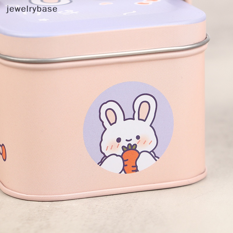 [jewelrybase] Vintage Small Suitcase Storage Tinplate Candy Box Cookie Kotak Hadiah Penyimpanan Bisa Butik