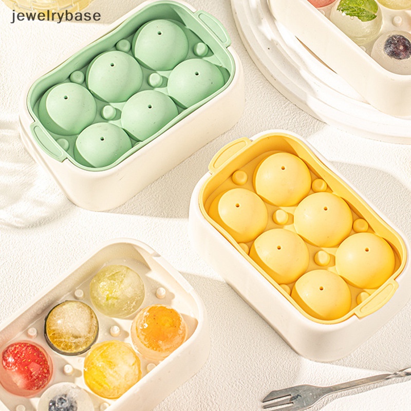 [jewelrybase] 6grids Ice ball Cetakan Silikon Ice Cube Tray Cetakan Es Ice Shot Glass Mold Butik