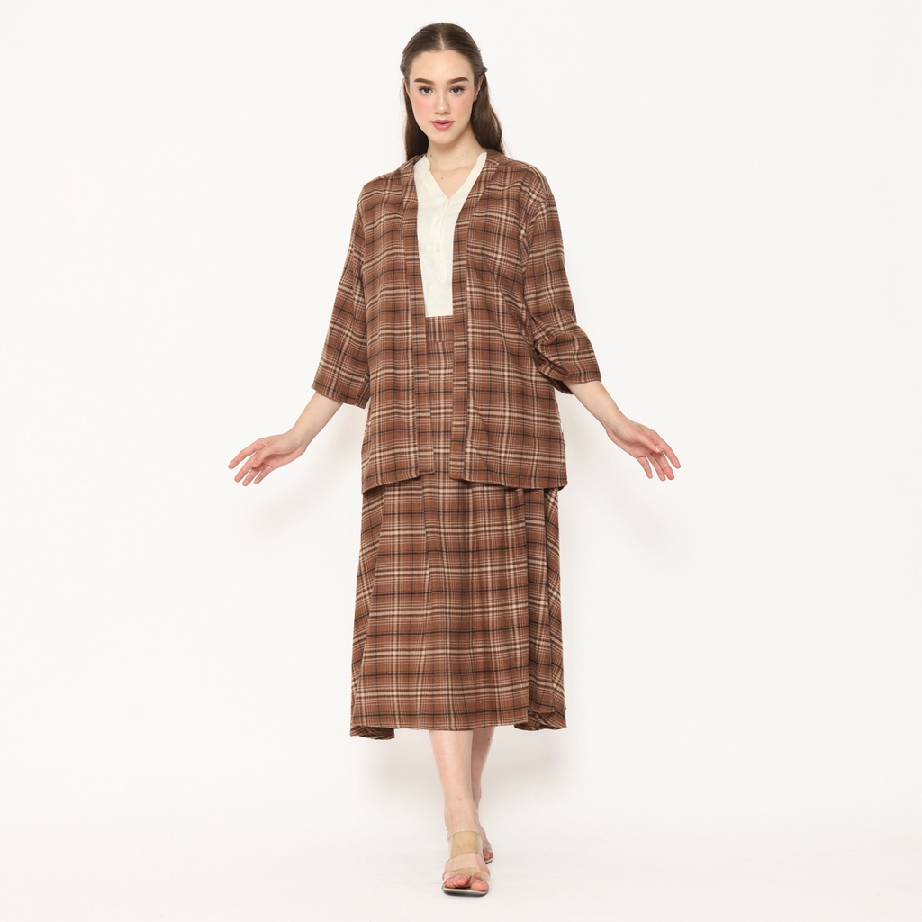 Rodeo - Cardigan Wanita - Otylia Cardigan - Brown