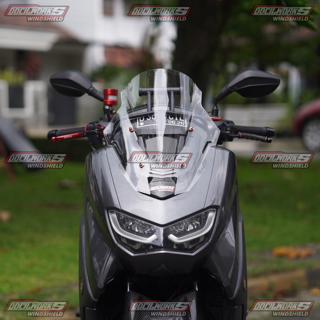 Visor Windshield Model TDR V6 nmax new nmax 2020 Windshield tameng kaca depan Nmax Old Model Sirip [king diamond]