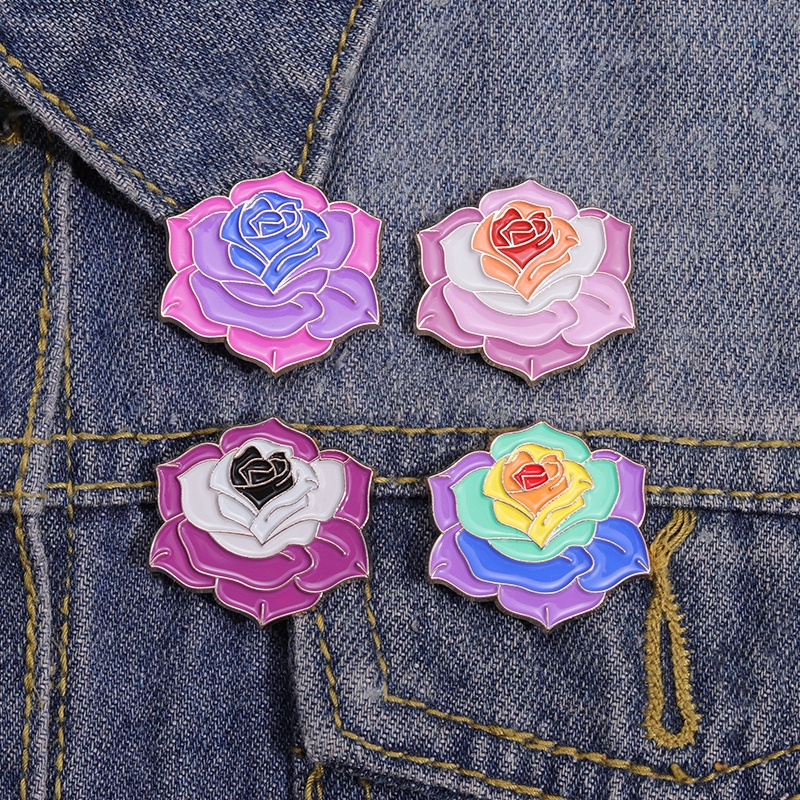 Lgbt Pelangi Enamel Pin BI Pan Aseksual Trans Lesbian Bros Kerah Lencana Cinta Is Love Pride Perhiasan Hadiah