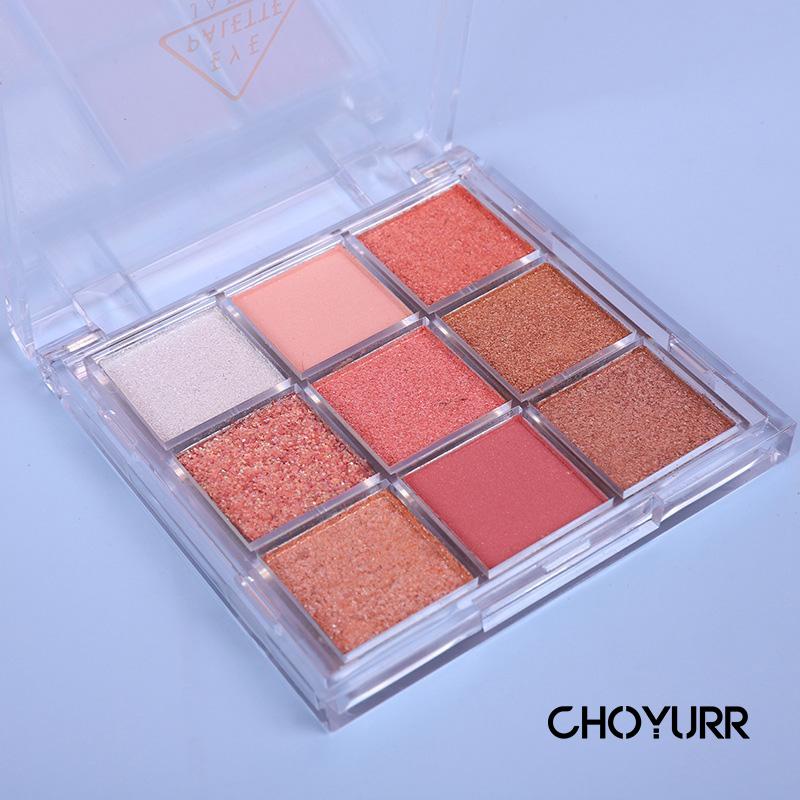 【COD】JADED Eyeshadow Palette 9 Warna Glitter Matte Waterproof  Tahan Lama -CH