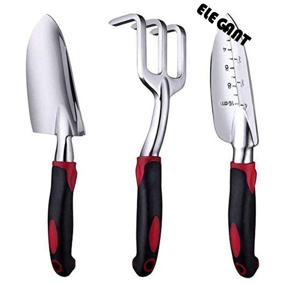 [Elegan] Sekop Cor Aluminium Heavy Duty Berkebun Kombinasi Hadiah Hand Tools Garden Tools Set Trowel