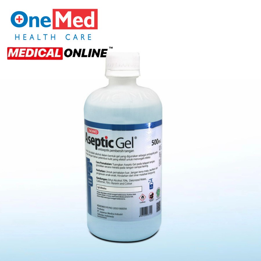 ASEPTIC GEL ASEPTIC PLUS 500ML REFILL ONEMED HAND SANITIZER MEDICALONLINE MEDICAL ONLINE