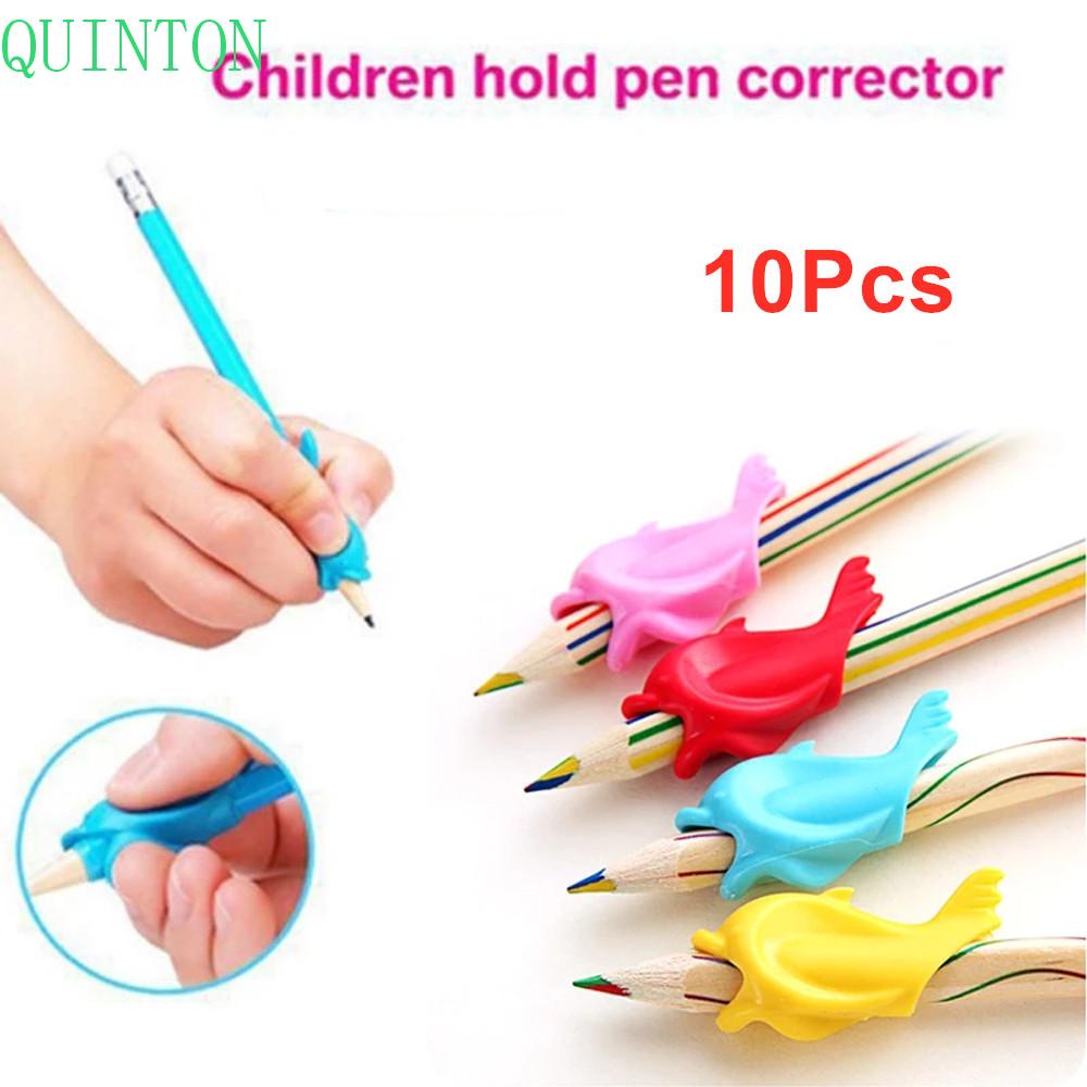 Quinton Kids Pen Holder Perlengkapan Menulis Alat Postur Anak Alat Bantu Menulis Grip Koreksi Belajar Bayi Pen Holder