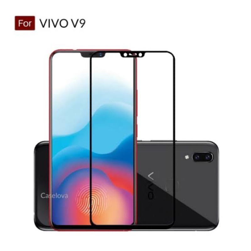 Anti Gores Vivo V7/ V9/ V17 pro tempered glass For Vivo full