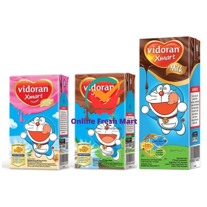 

Vidoran Kids Xmart Milk UHT Cokelat strawberry siap minum - Online Fresh Mart Denpasar