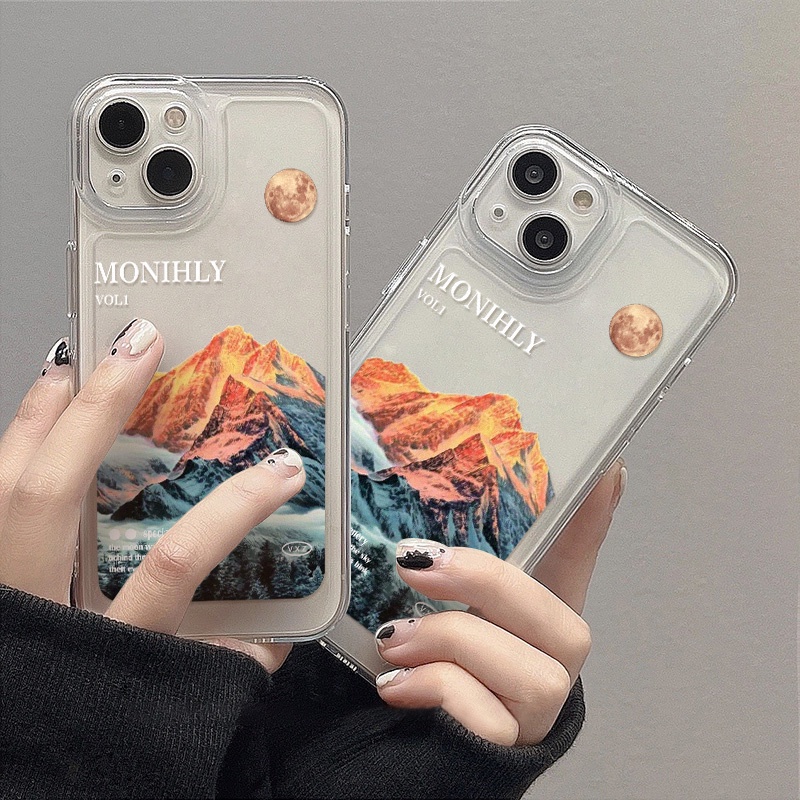 Case Pemandangan Khusus Untuk Vivo S12 S15 S6 S7 S9 S9E S10 5G S10 Pro X30 X30 Pro X50 X60 X70 X80 X27 V23 Pro V23E Iqoo 56 Neo5 Neo6 8 8 Pro Z6 U5 Akrilik Space TPU Belakang Sarung