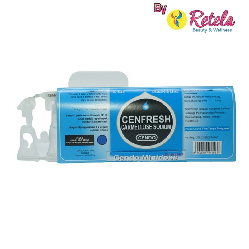 CENDO CENFRESH MINIDOSE 1 STRIP ISI 5 TUBE