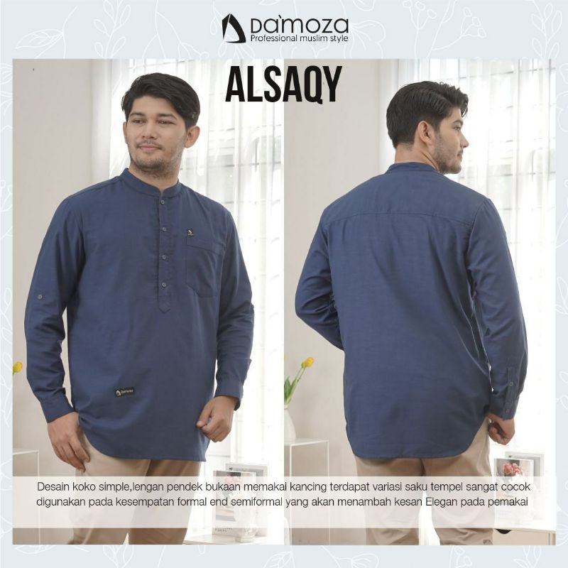 Koko Dewasa Lengan Lengan Panjang Atasan Pria Mutif Damoza Alsaqy