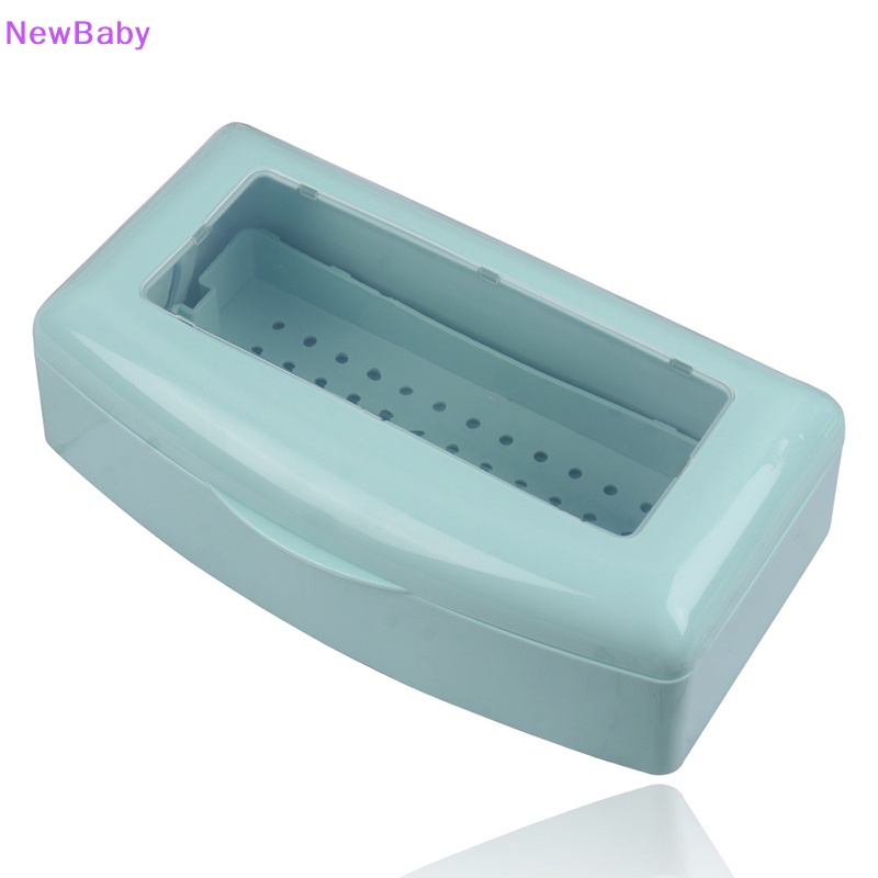 Newbaby 1PC Tray Sterilisasi Kuku Desinfeksi Pedicure Manicure Box Nails Art Box ID