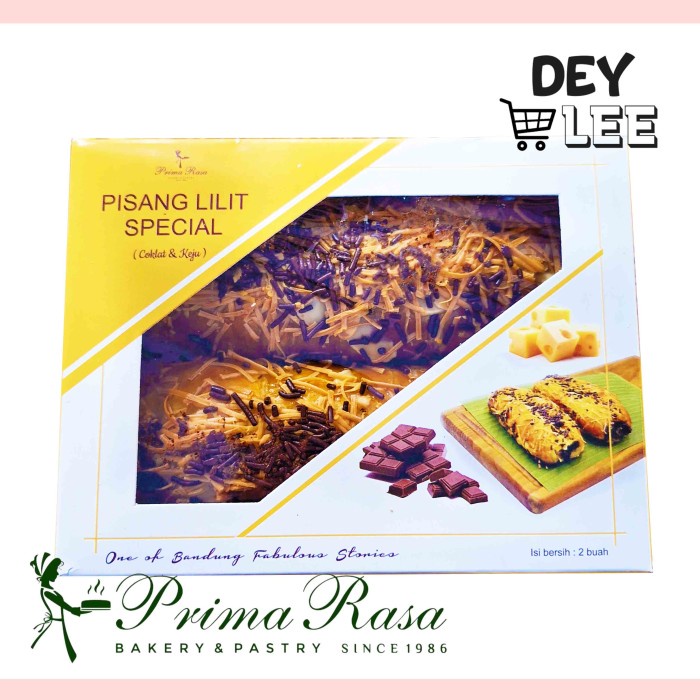 

PRIMARASA Pisang Lilit Special Jumbo Coklat Keju isi 2 pcs Prima Rasa