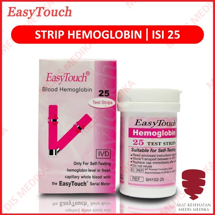 Strip Cholesterol Uric Acid Hemoglobin HB Gula Darah Diagnosa Refill