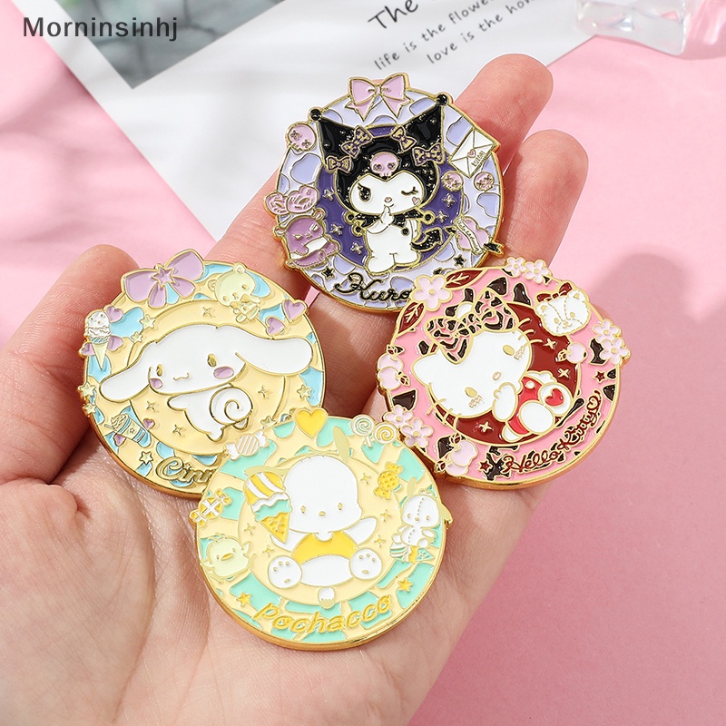 Mornin Pin Lucu Sanrio Hello Kitty Kuromi Lencana Anime Populer Bros Siswa Kartun Enamel Kerah Pin Untuk Aksesoris Ransel id