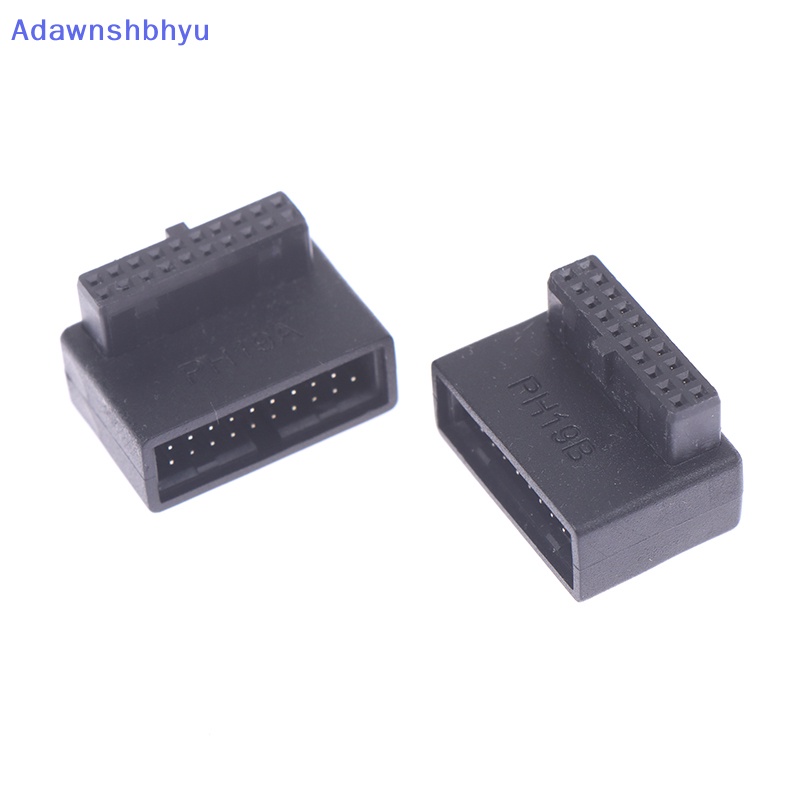 Adhyu Adapter Ekstensi USB 3.0 20pin Male to Female Siku 90derajat Untuk Motherboard ID