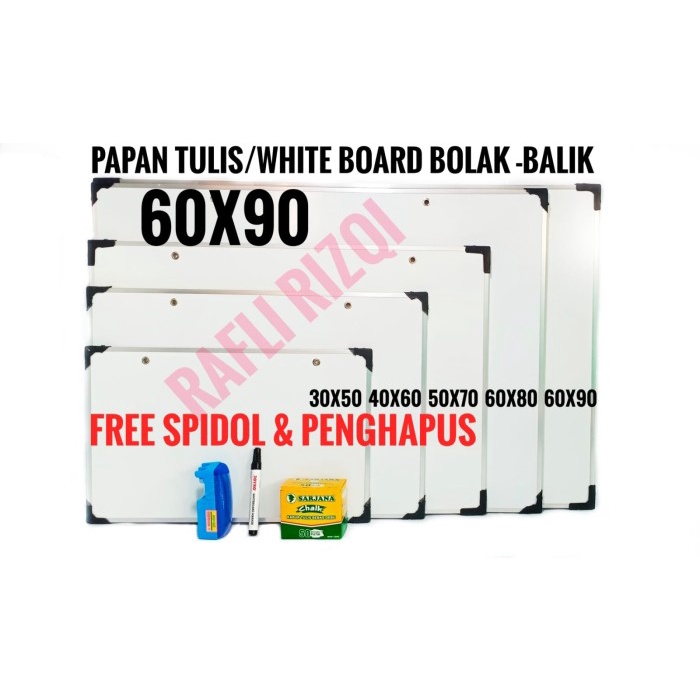 

Papan Tulis / White Board 60x90 Whiteboard - PPN