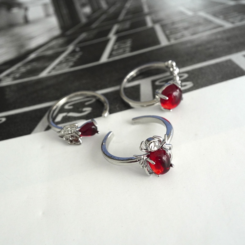 Ruby Aksesoris Cincin Serangga Kepribadian Vintage Harajuku