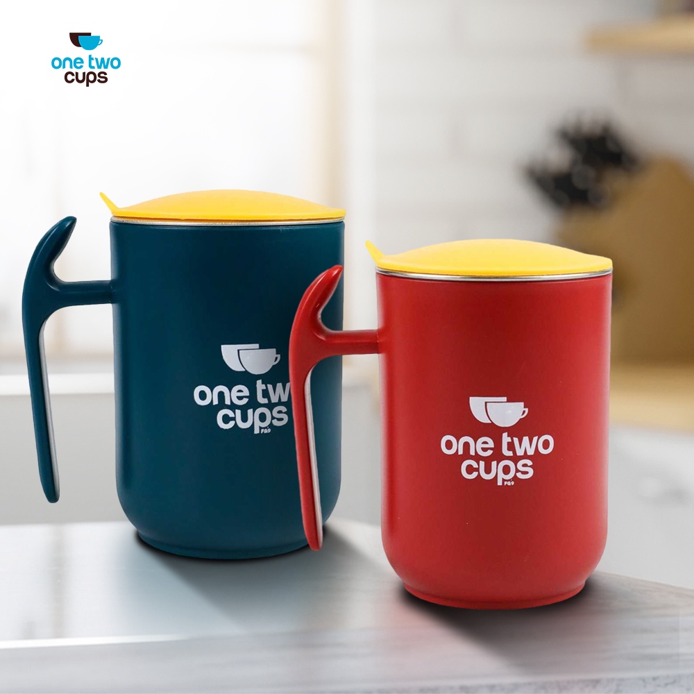 One Two Cups Gelas Kopi Stainless Steel Insulation Sealed Cup - FG9