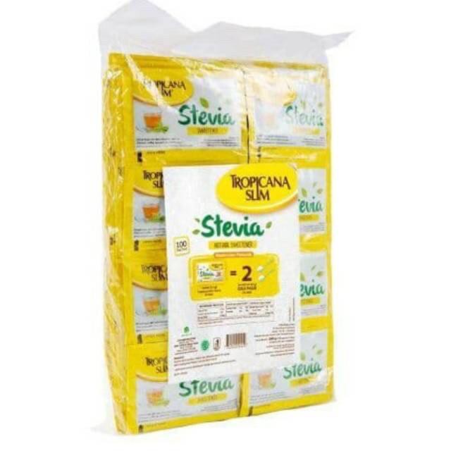 

gula tropicana slim stevia isi 100 sachet